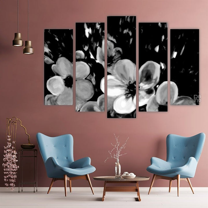 Stylized cherry blossoms