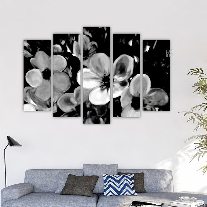 Stylized cherry blossoms