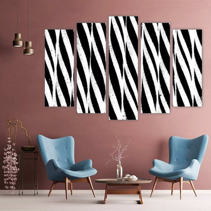 Abstract black and white background