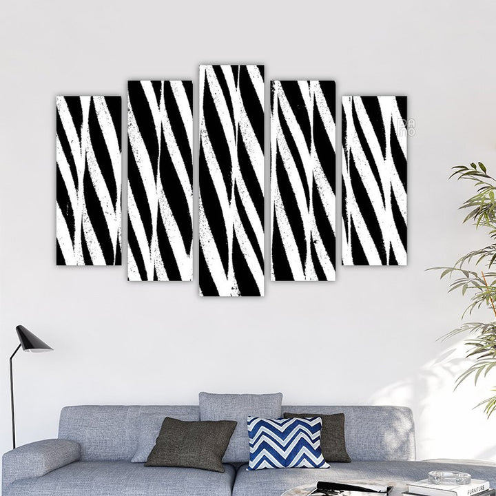 Abstract black and white background