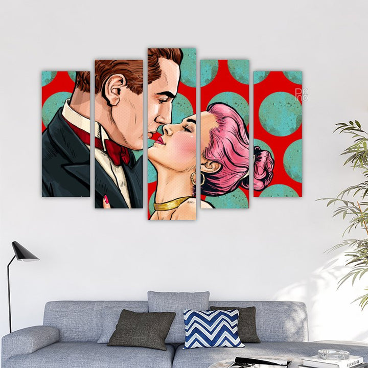 Pop Art Liebespaar