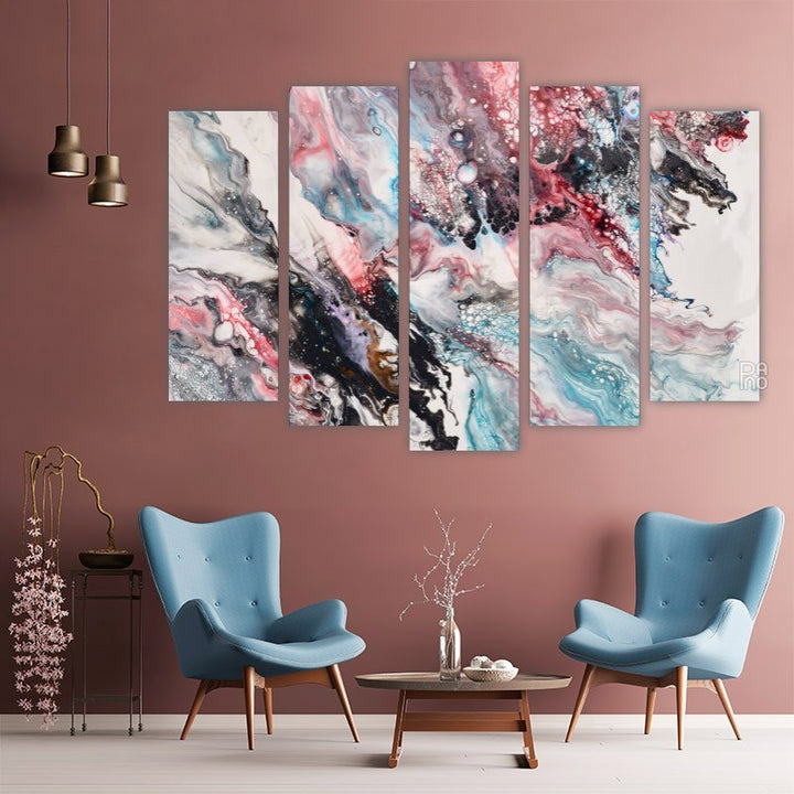Abstract Paint Blending
