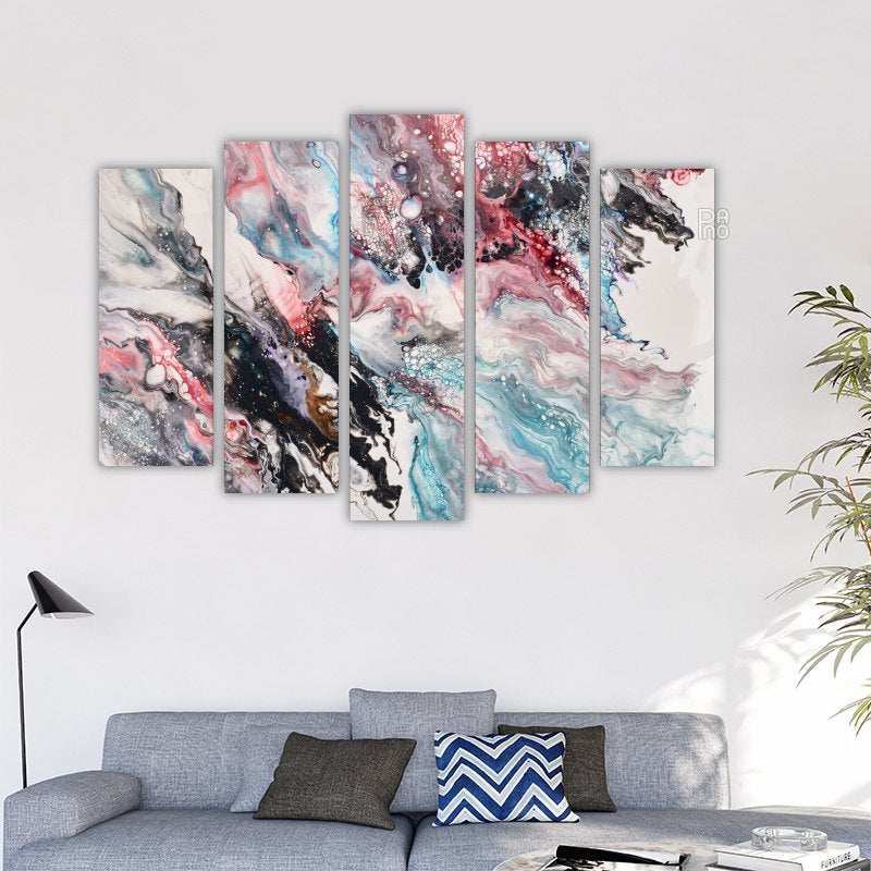 Abstract Paint Blending