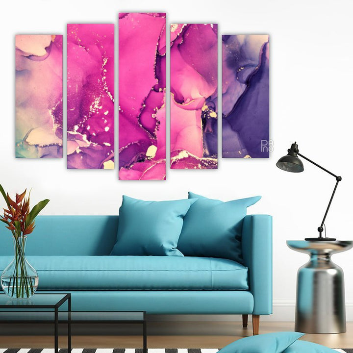 Marble Effect in Pink