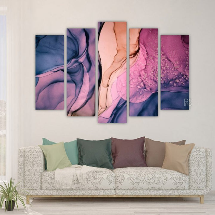 Abstract Marble Effect