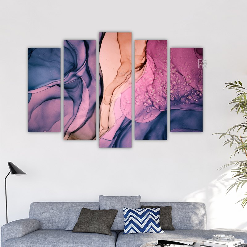 Abstract Marble Effect