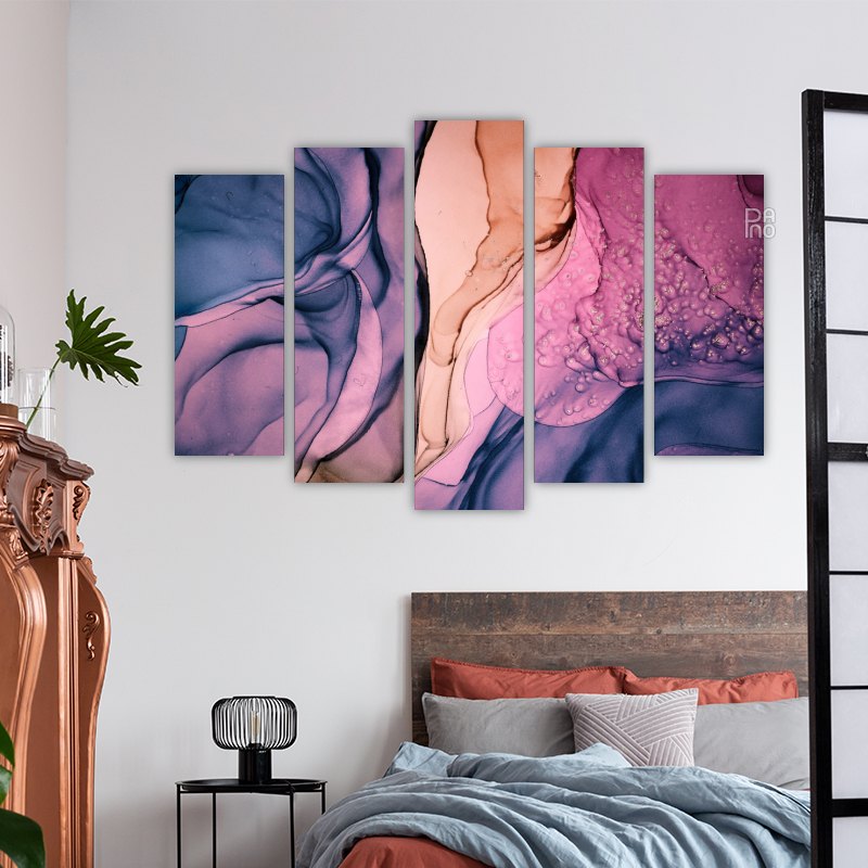 Abstract Marble Effect
