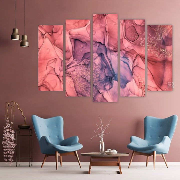 Marble Effect with Pink