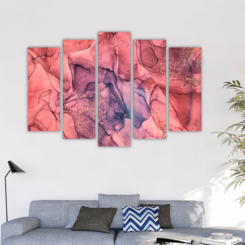 Marble Effect with Pink