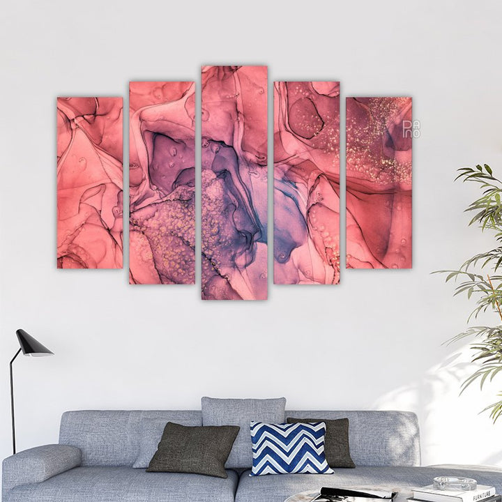 Marble Effect with Pink