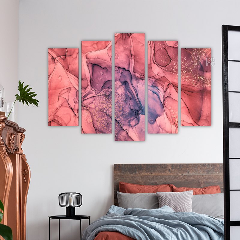 Marble Effect with Pink