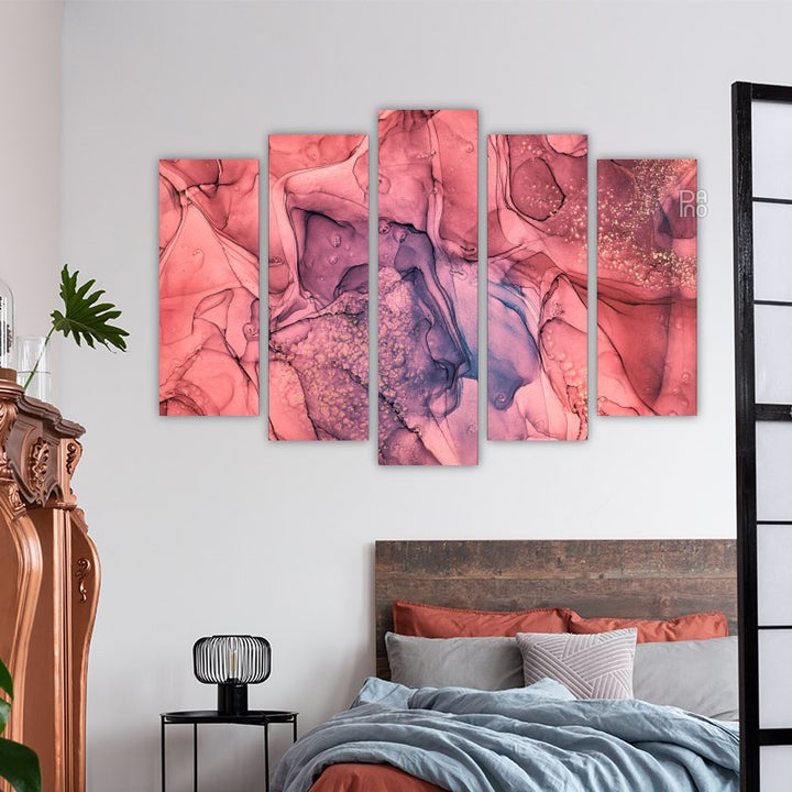 Marble Effect with Pink