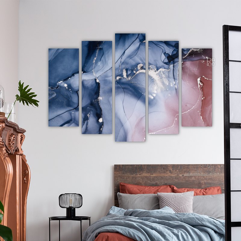 Marble Gradients in Blue