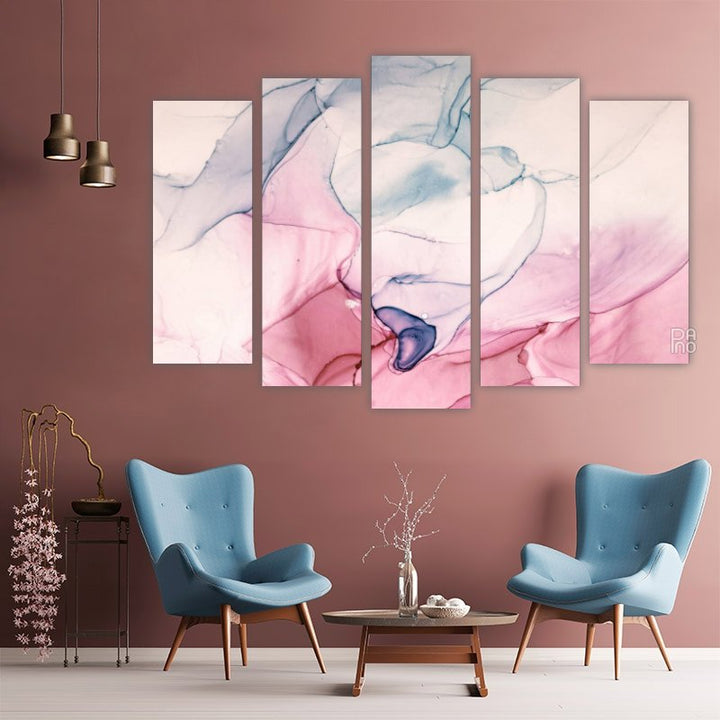 Abstraction with Marble Effect