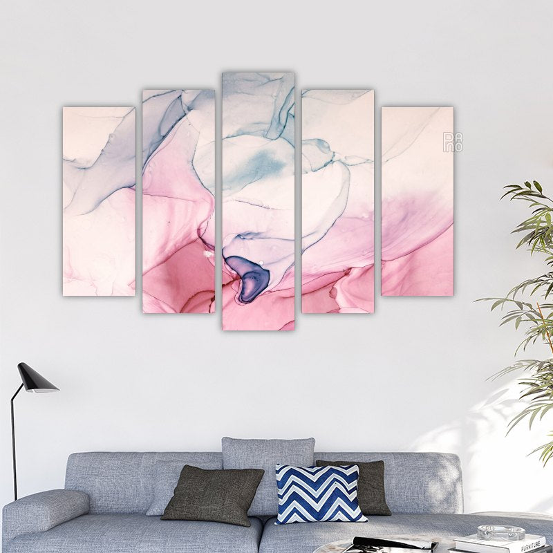 Abstraction with Marble Effect