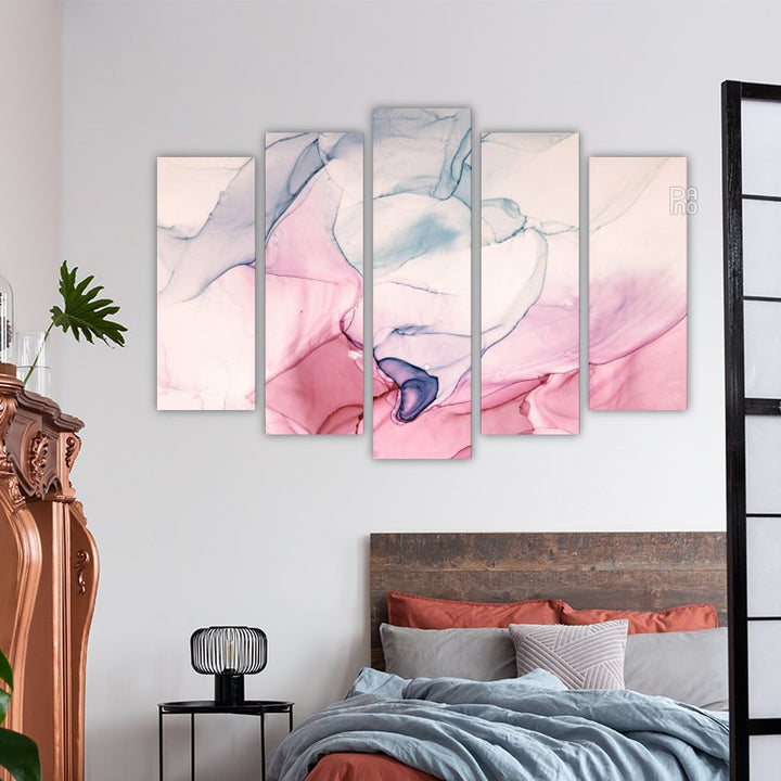 Abstraction with Marble Effect
