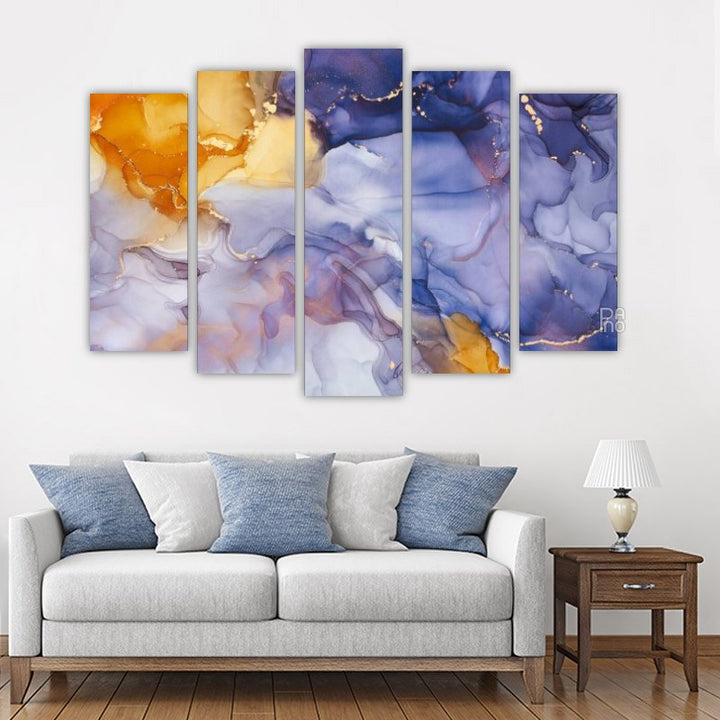 Marble Indigo Effect