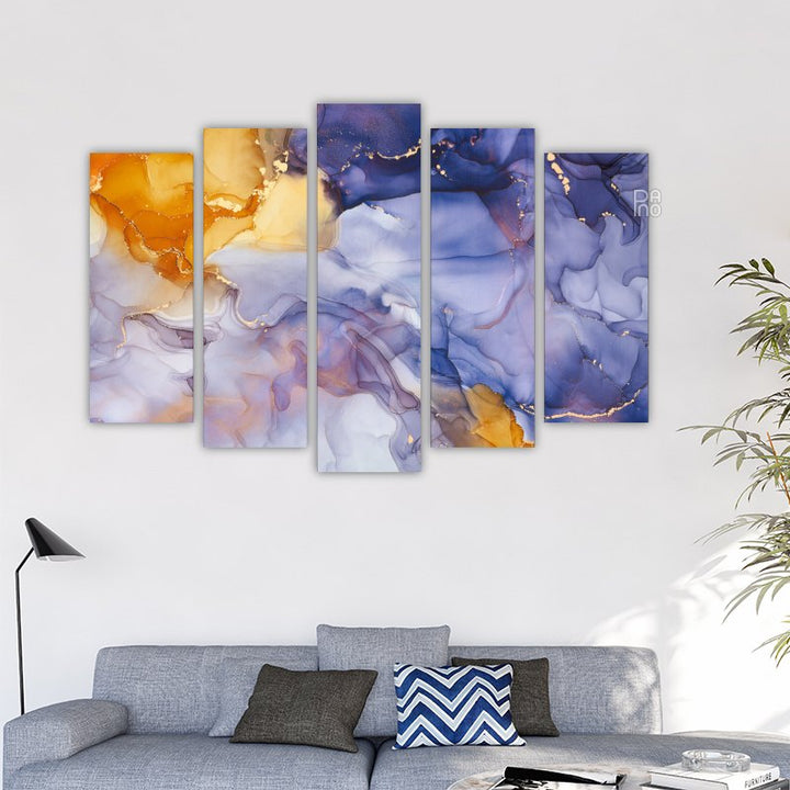 Marble Indigo Effect