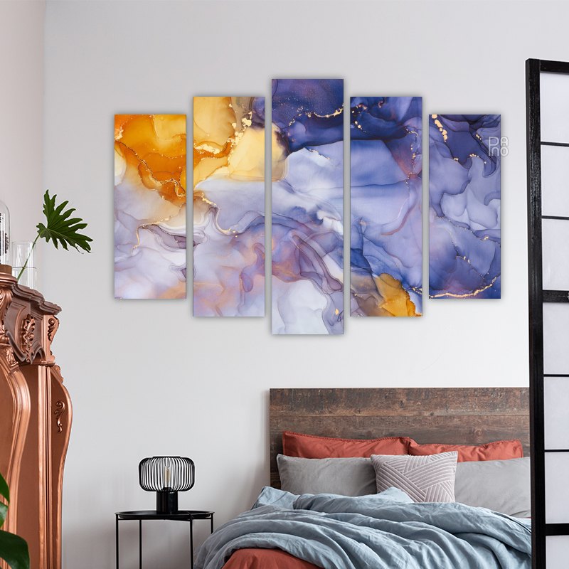 Marble Indigo Effect