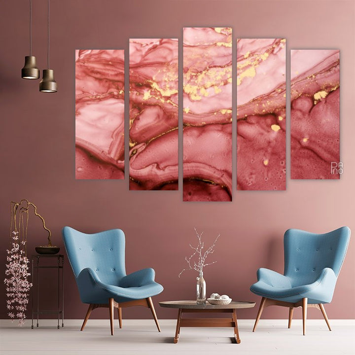 Abstrakte Welle in Pink