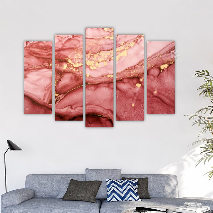 Abstrakte Welle in Pink