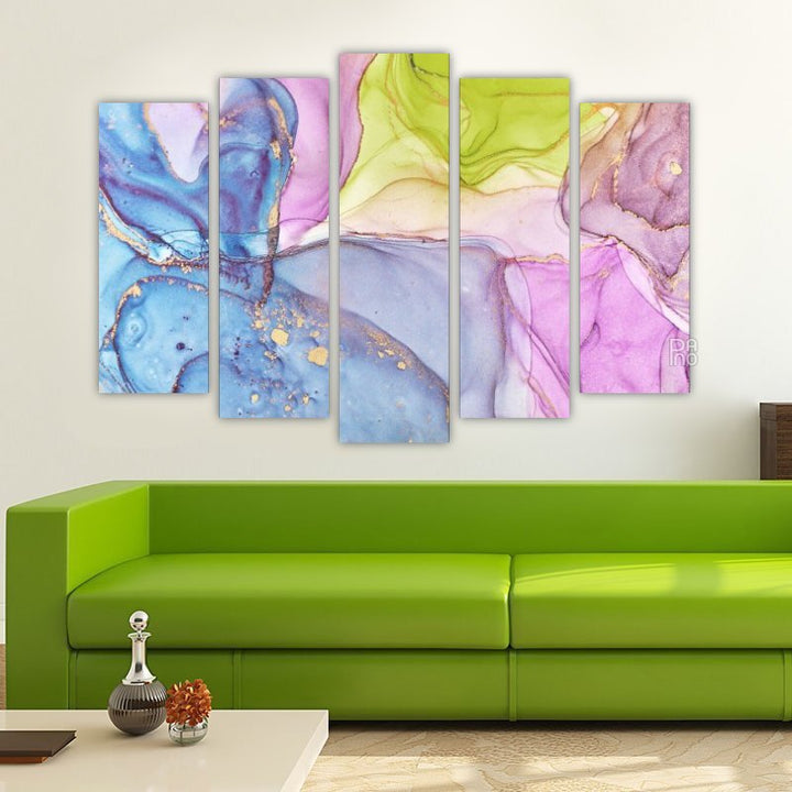 Abstracție multicoloră de marmură