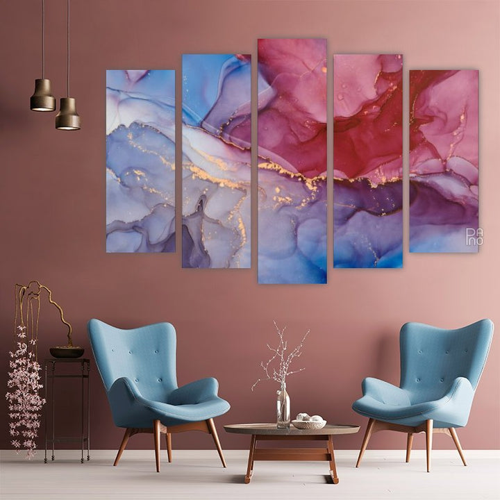 Multicolor Marble Abstraction