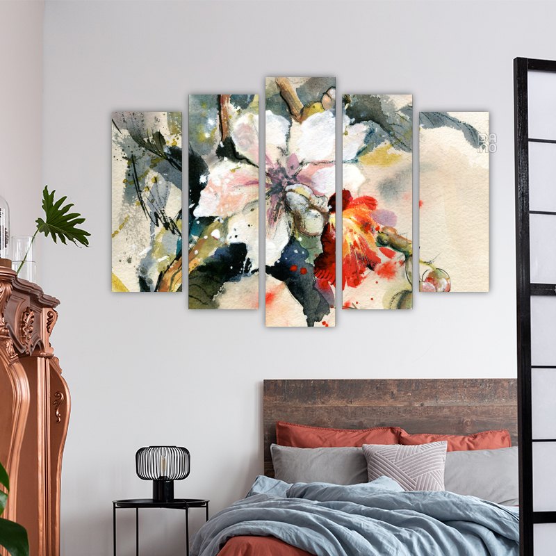 Blooming orchid