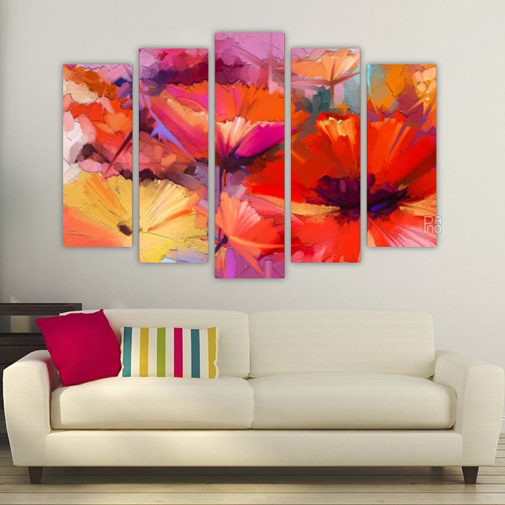 Floral oil painting