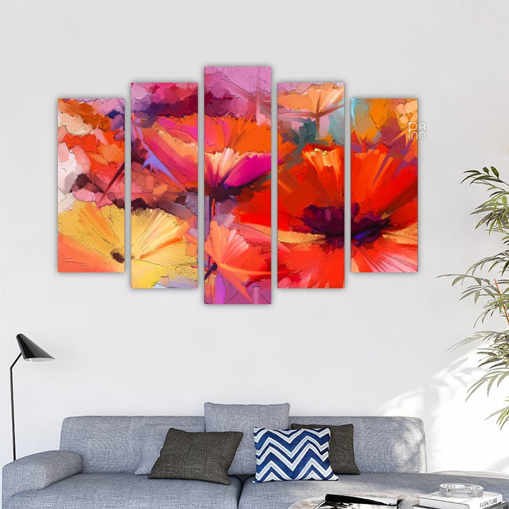 Floral oil painting