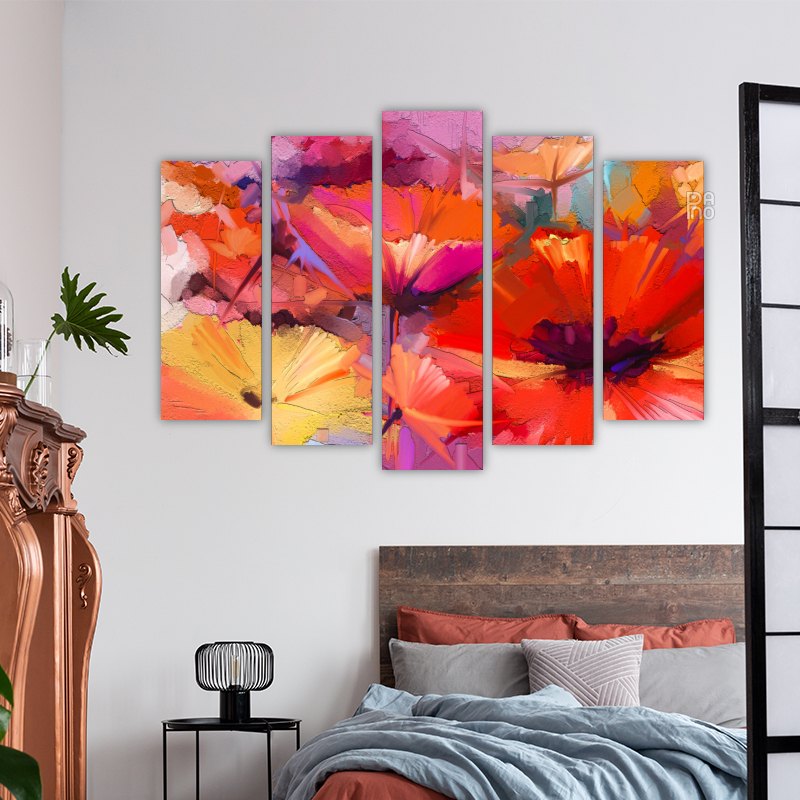 Floral oil painting