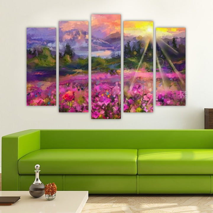 Abstract oil painting