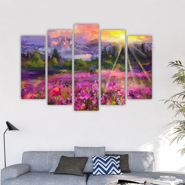 Abstract oil painting