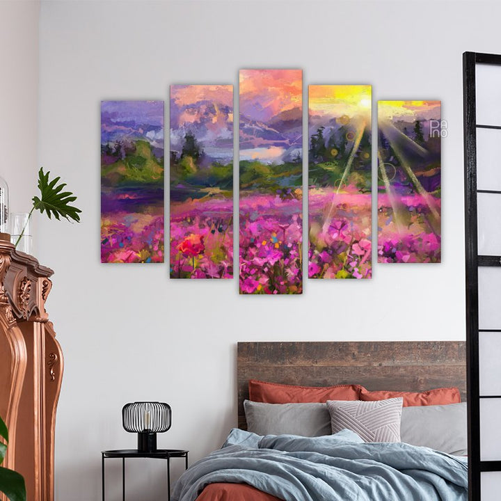 Abstract oil painting