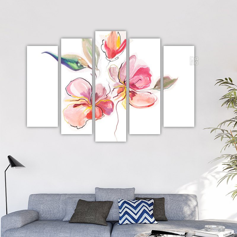 Floral watercolor illustration