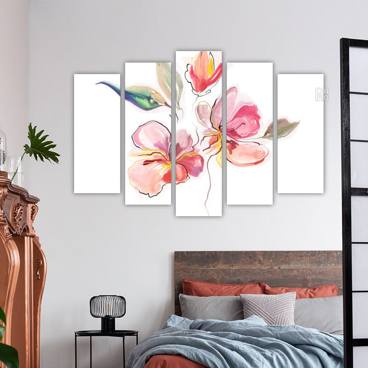 Floral watercolor illustration