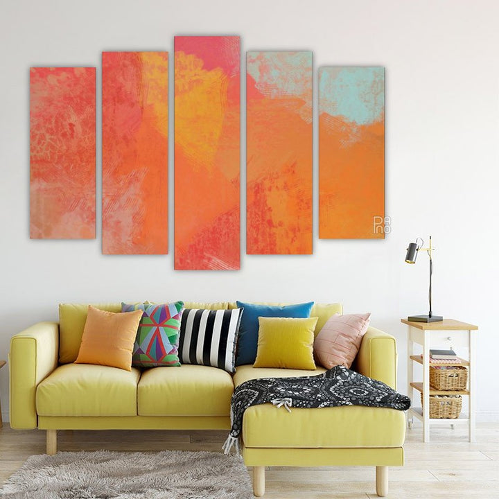 Abstract painting on canvas