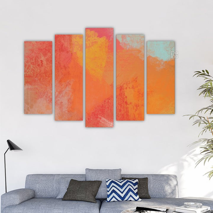 Abstract painting on canvas