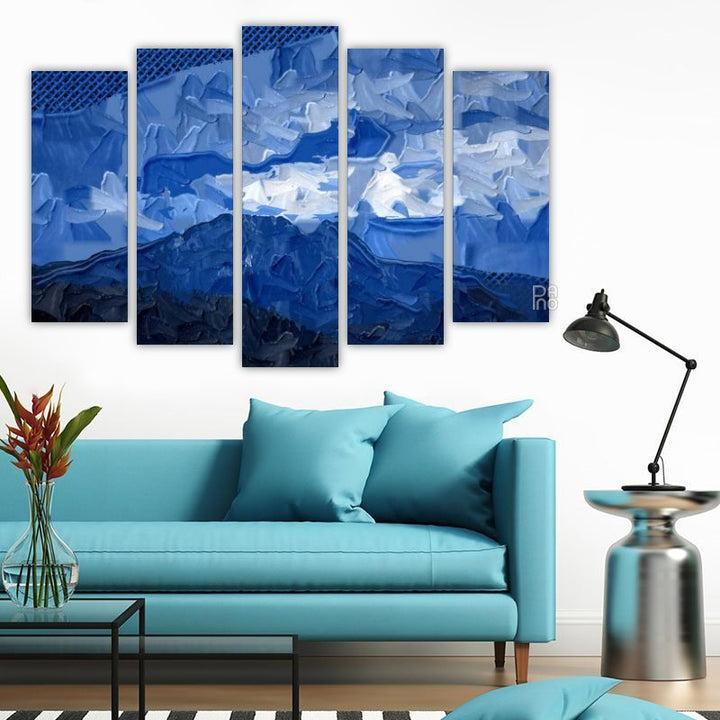 Blue abstraction