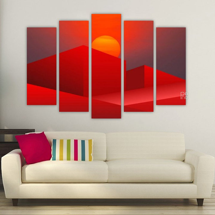 Abstract red background