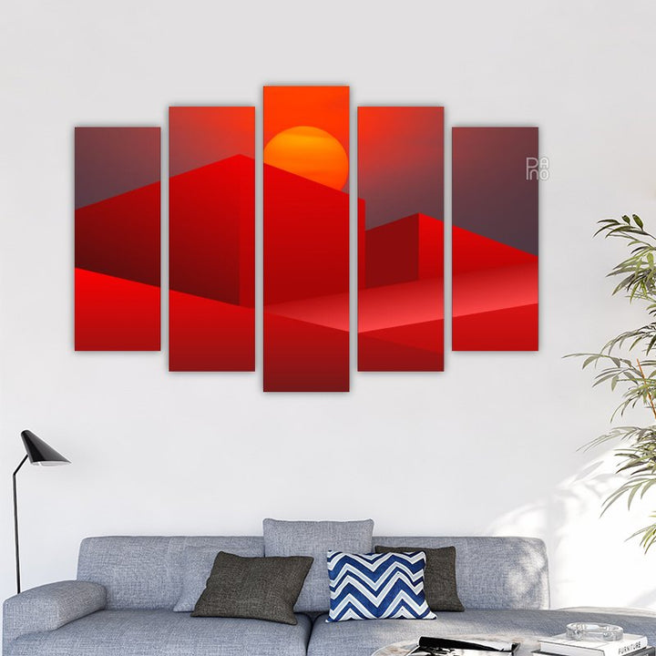 Abstract red background