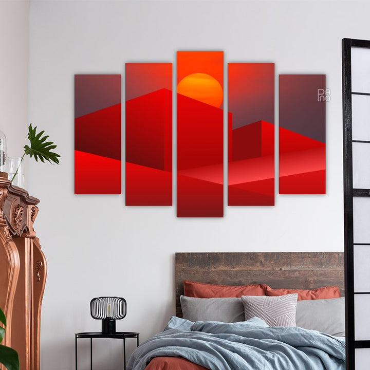 Abstract red background