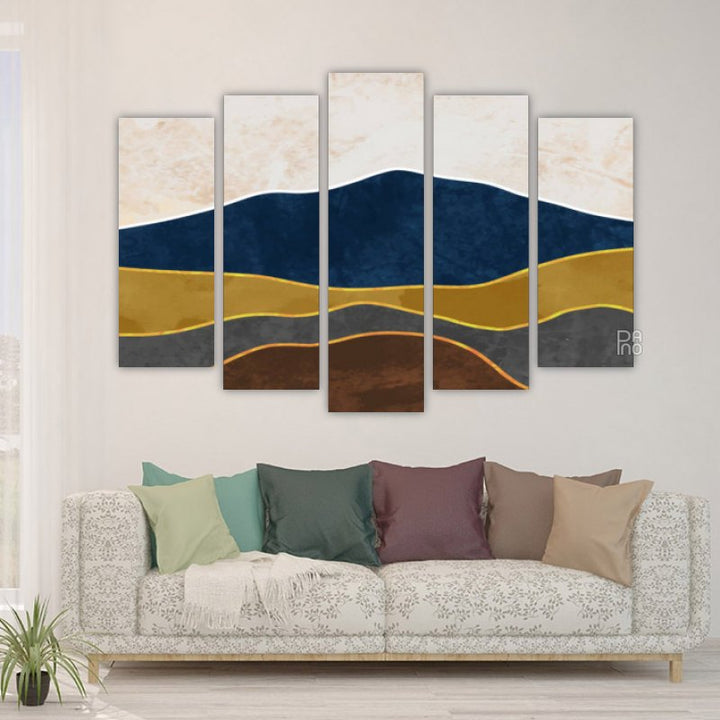 Abstract mountain landscape