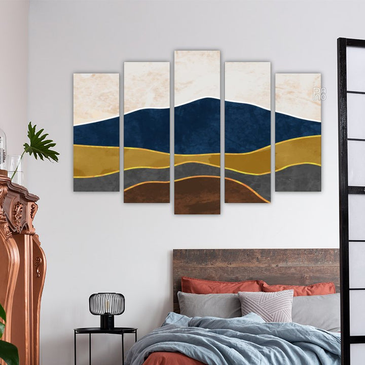 Abstract mountain landscape