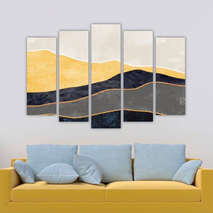 Abstract desert landscape