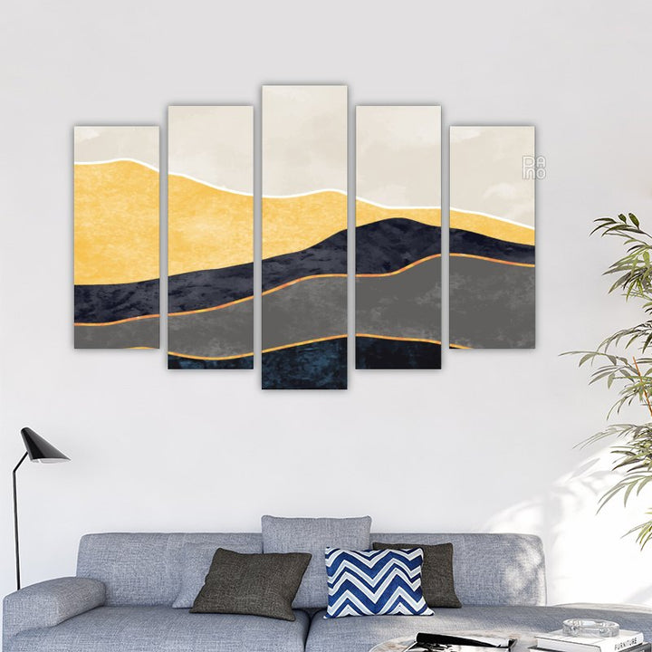 Abstract desert landscape