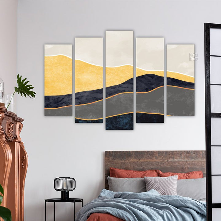 Abstract desert landscape