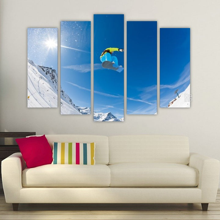 Snowboarder in the Air