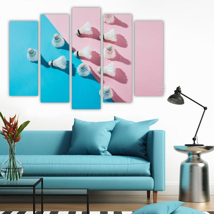 Colorful Badminton
