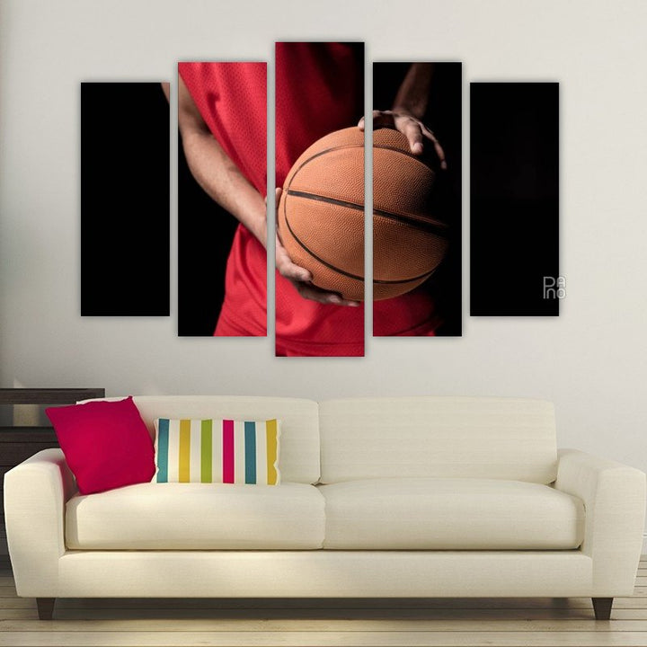 Basketball Player with Ball
